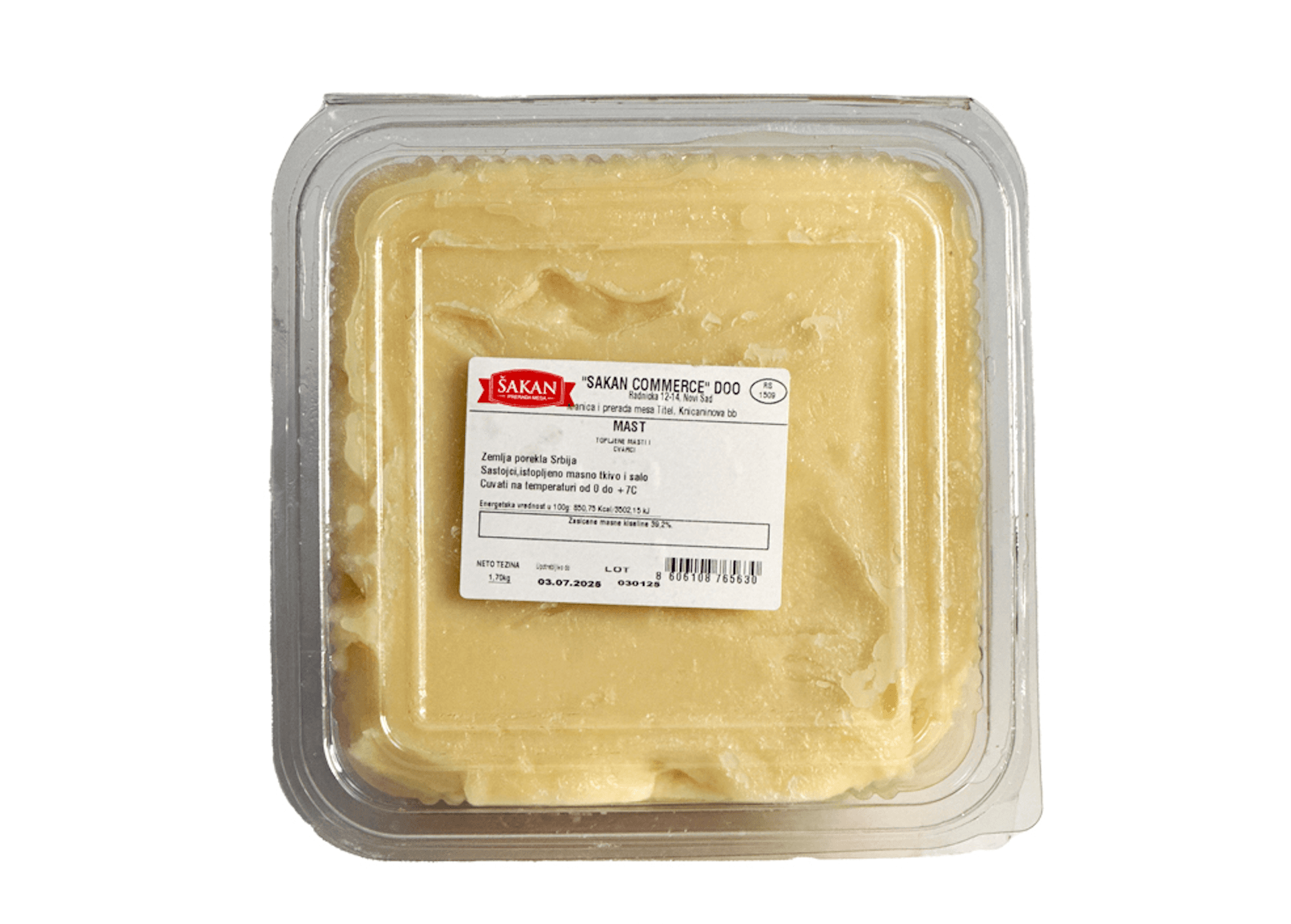 Domaća svinjska mast 1.7